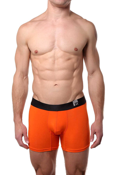 Mosmann Orange Tuscan Bamboo Boxer Brief