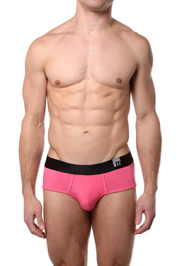 Mosmann Pink Classic Bamboo Brief thumbnail 1