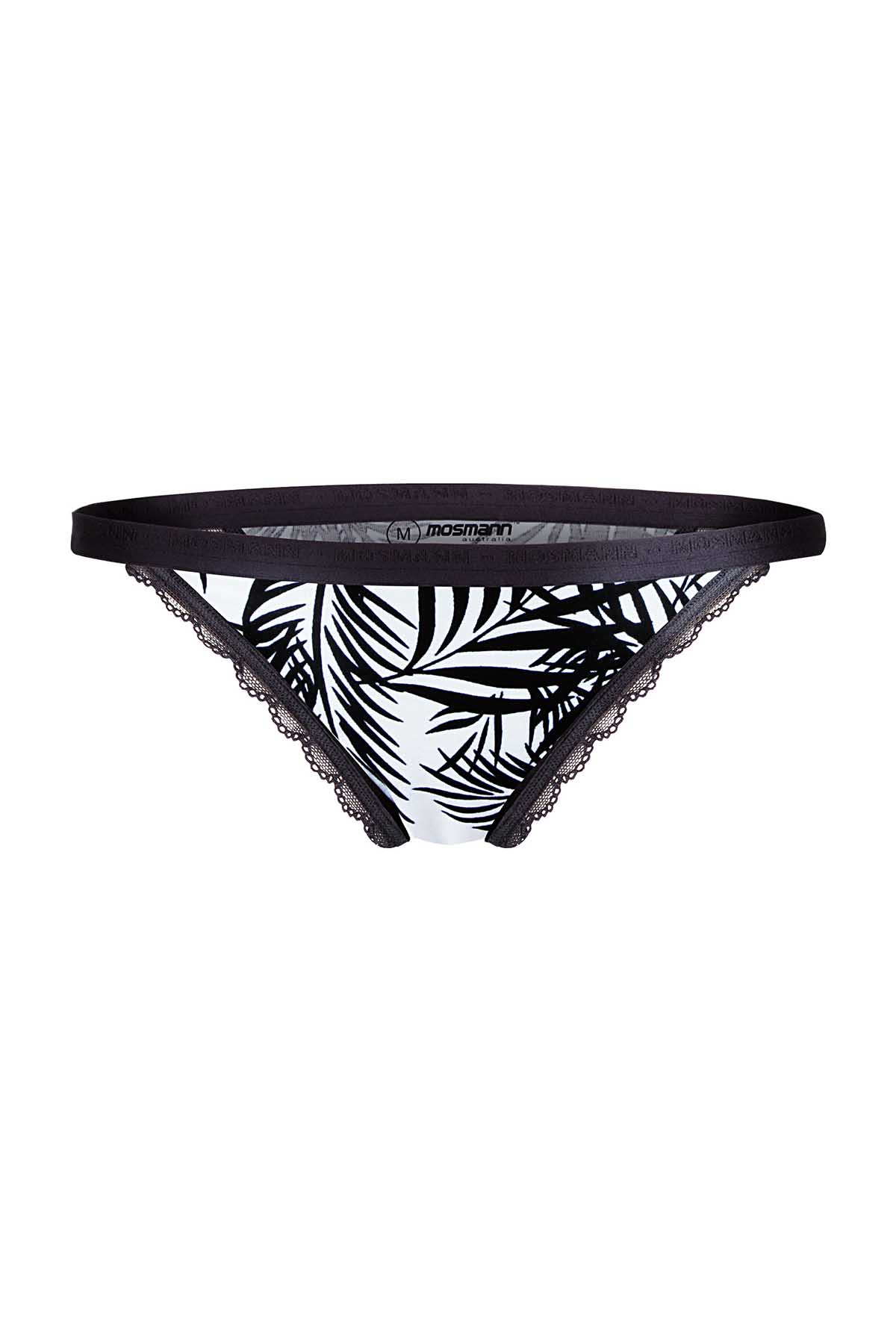 Mosmann Powder Blue & Black Palm Springs String Bikini Panty
