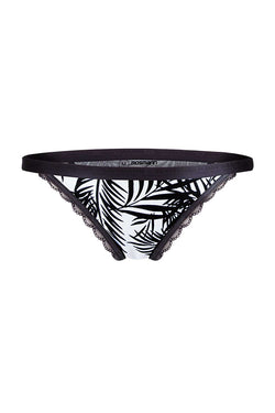 Mosmann Powder Blue & Black Palm Springs String Bikini Panty thumbnail 2