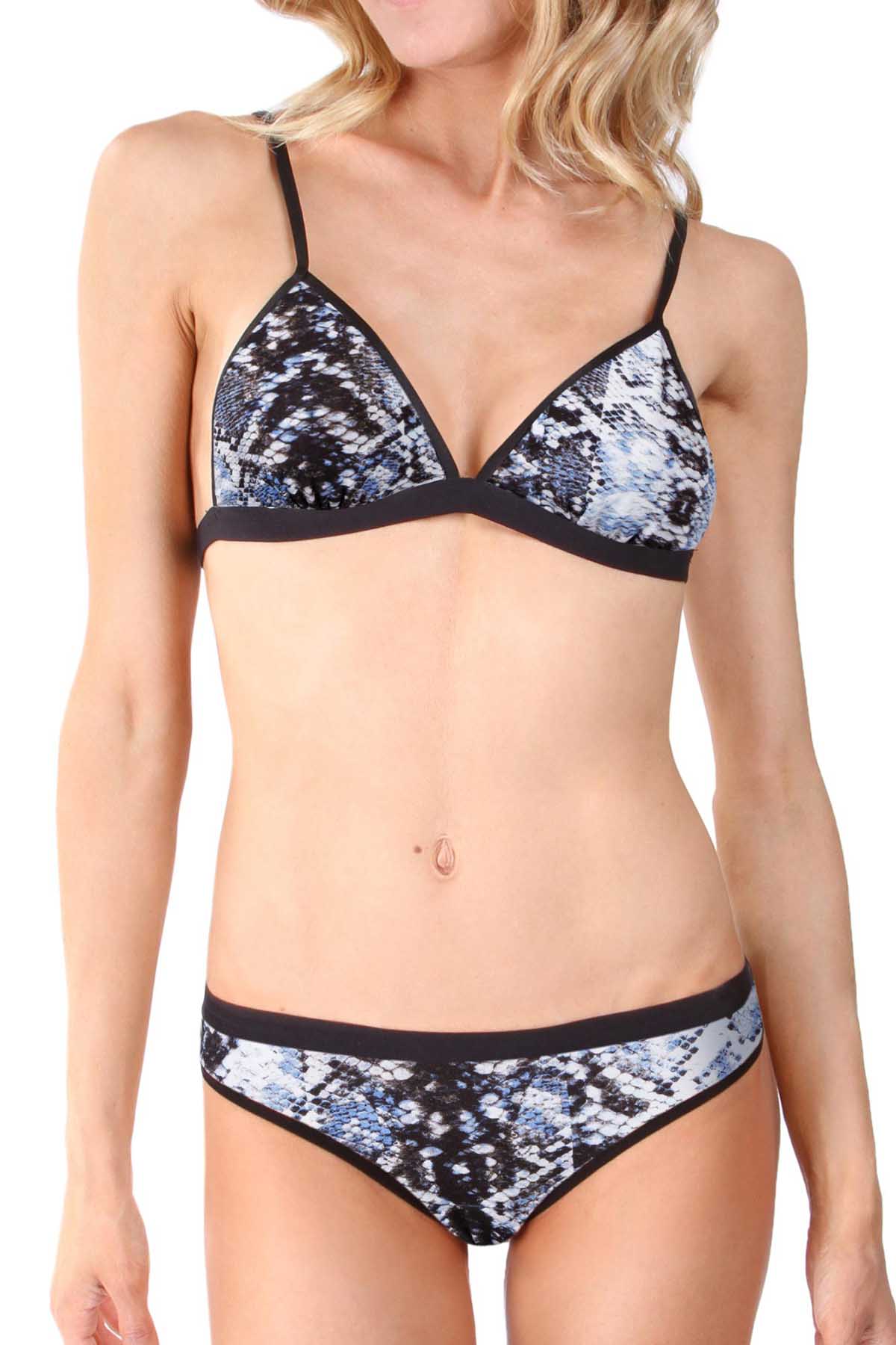 Mosmann Python Sophia Soft Cup Triangle Bralette