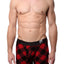 Mosmann Red-Plaids Classic Bamboo Boxer Brief