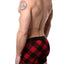 Mosmann Red-Plaids Classic Bamboo Boxer Brief