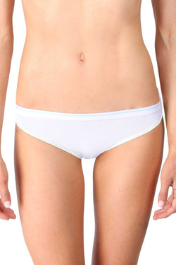 Mosmann Solid White Ange Bikini Brief Panty thumbnail 4