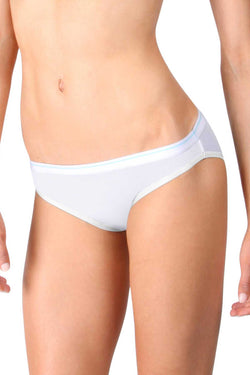 Mosmann Solid White Ange Bikini Brief Panty thumbnail 2