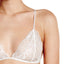Mosmann White Isabella Lace Triangle Bralette