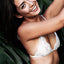 Mosmann White Isabella Lace Triangle Bralette