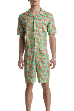 Mr.Turk x 2(X)IST Colorblock Floral-Print Oversized Jumpsuit thumbnail 1