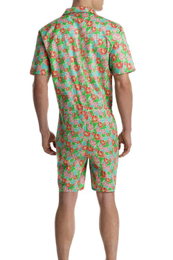 Mr.Turk x 2(X)IST Colorblock Floral-Print Oversized Jumpsuit thumbnail 3