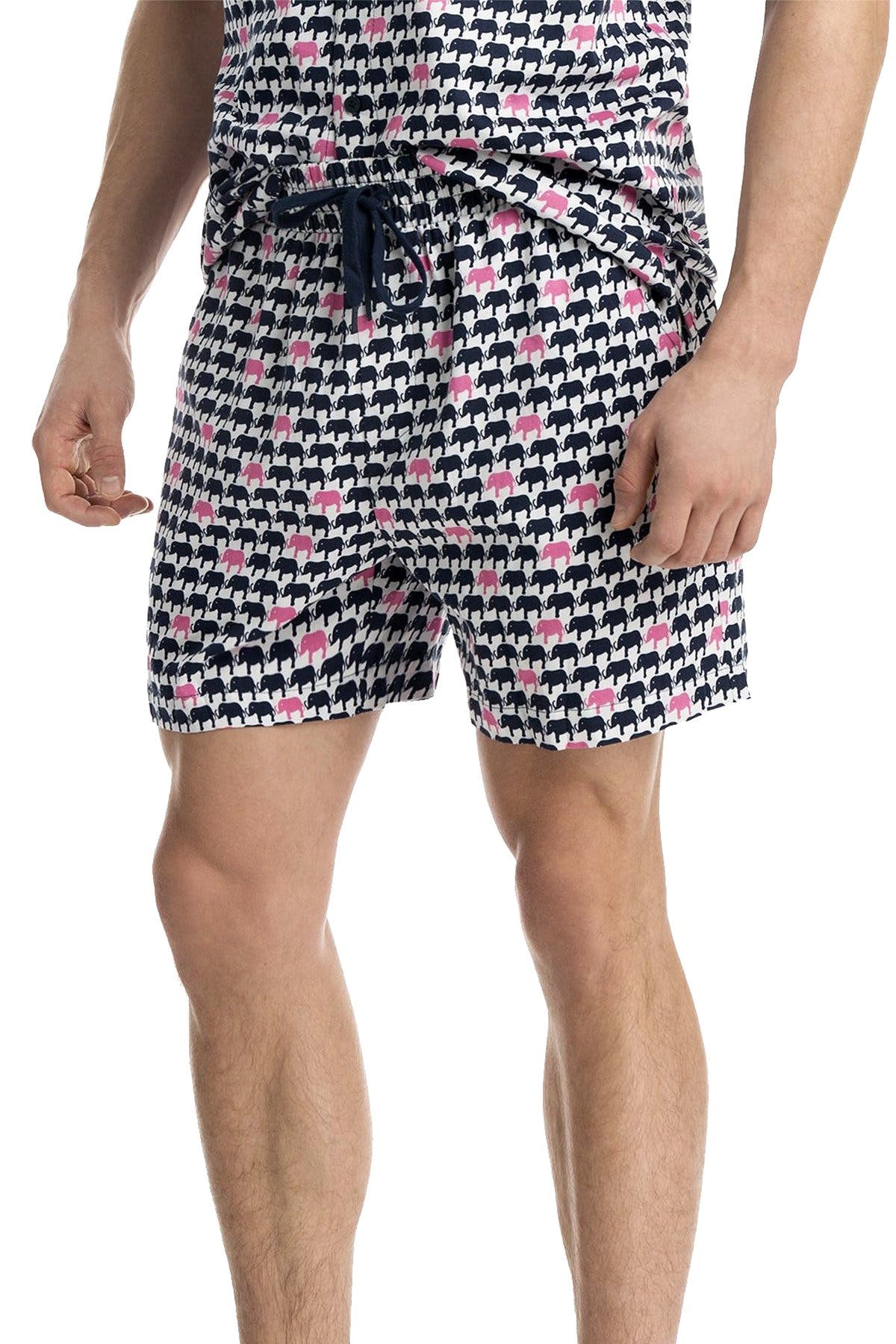 Mr.Turk x 2(X)IST Elephant-Print Woven Short-Short