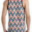Mr.Turk x 2(X)IST Multi-Color Pleated Geo-Facade Printed Tank