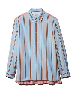 Msgm Camicia Regular Fit Shirt Sky Blue thumbnail 2