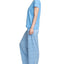 Muk Luks Knit Pajama Set Blue/stripe