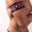 Muskulo Neon Pink Spandex Biceps Band