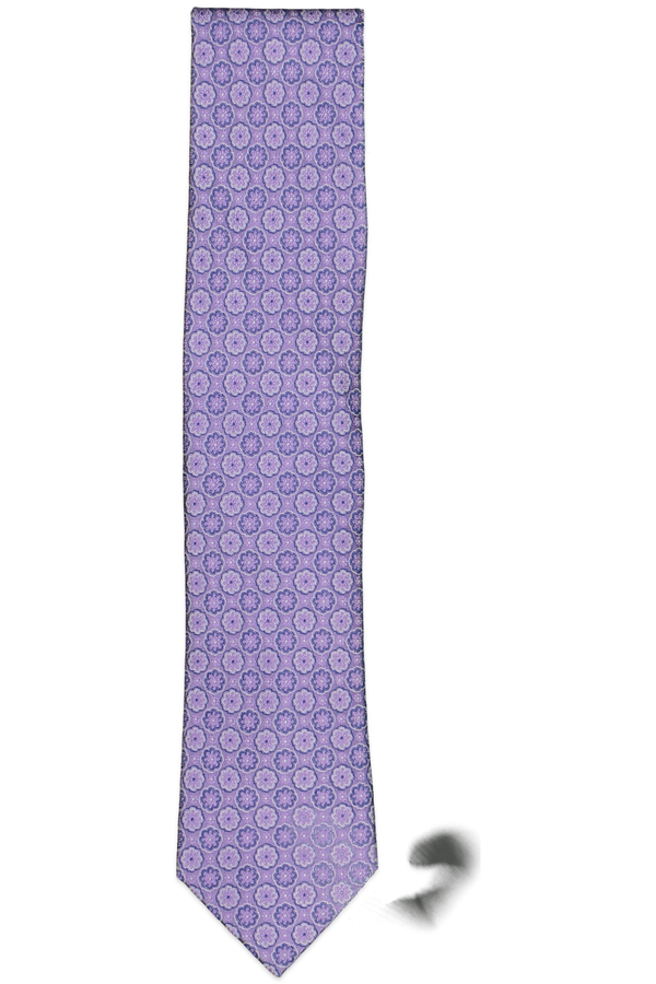 NAVY BLUE DESIGNS/HARRY BACHRACH IN LAVE CIRCLE DOTS LT/PAS PUR