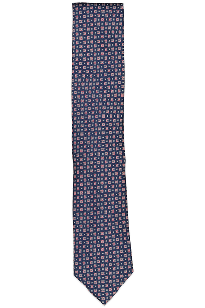 NAVY BLUE DESIGNS/HARRY BACHRACH IN NAVY BLUE CLOVER NEAT NAVY