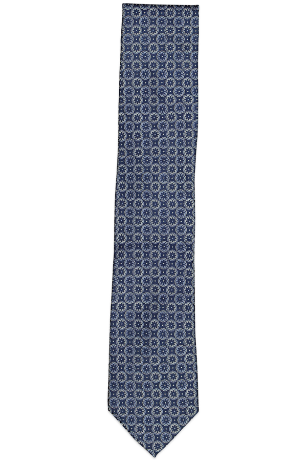 NAVY BLUE DESIGNS/HARRY BACHRACH IN NAVY CIRCLE DOTS NAVY