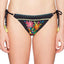 Nanette By Nanette Lepore Isla Marietas Embroidered Sidetie Bikini Bottom in Black