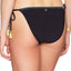 Nanette By Nanette Lepore Isla Marietas Embroidered Sidetie Bikini Bottom in Black