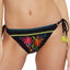 Nanette By Nanette Lepore Isla Marietas Embroidered Sidetie Bikini Bottom in Black