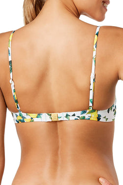 Nanette By Nanette Lepore Limonata Tie Front Bralette Bikini Top thumbnail 3