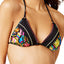 Nanette by Nanette Lepore Isla Marietas Embroidered Halter Bikini Top in Black
