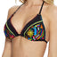 Nanette by Nanette Lepore Isla Marietas Embroidered Halter Bikini Top in Black