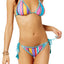 Nanette by Nanette Lepore Sayulita Serape Striped Sidetie Bikini Brief