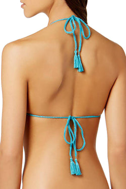 Nanette by Nanette Lepore Sayulita Serape Striped Triangle Bikini Top thumbnail 3