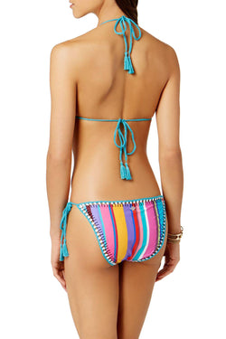 Nanette by Nanette Lepore Sayulita Serape Striped Triangle Bikini Top thumbnail 4