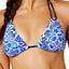 Nanette by Nanette Lepore Talavera Mosaic Triangle Bikini Top in Blue