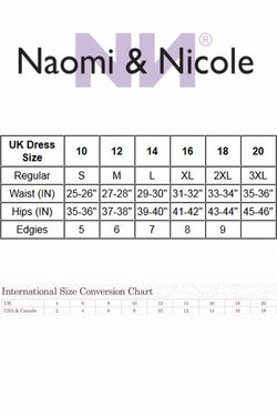 Naomi & Nicole Black Firm-Control Smooth-Look Convertible/Strapless Bra Slip thumbnail 2