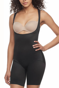 Naomi & Nicole Black Unbelievable Comfort Thigh-Slimming Torsette thumbnail 3