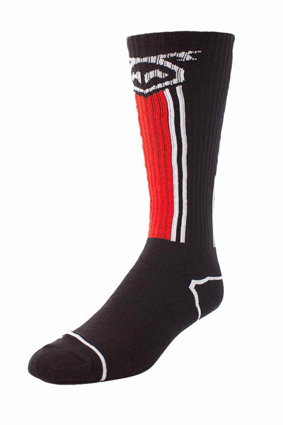 Nasty Pig Black/Red Title Socks
