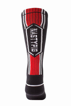 Nasty Pig Black/Red Title Socks thumbnail 3