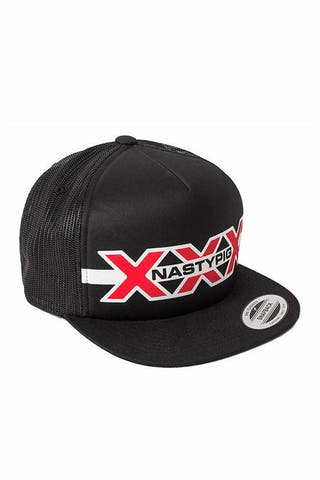 Nasty Pig Black/Red XXX Trucker Snapback