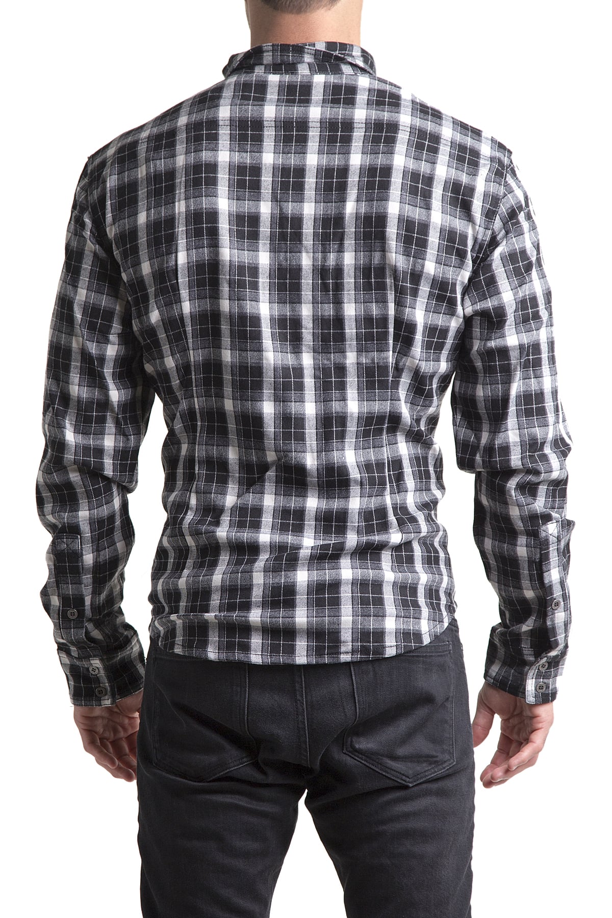 Nasty Pig Black & White Lithium Flannel Shirt