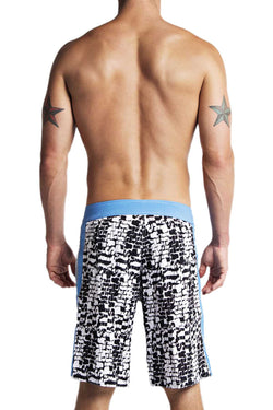 Nasty Pig Blue Smash Boardshort thumbnail 3