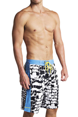 Nasty Pig Blue Smash Boardshort thumbnail 2