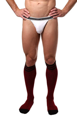 Nasty Pig Red/Black Tweed Socks thumbnail 3