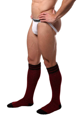 Nasty Pig Red/Black Tweed Socks thumbnail 2