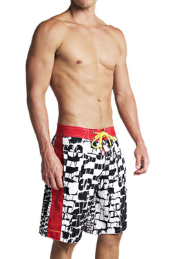 Nasty Pig Red Smash Boardshort thumbnail 2