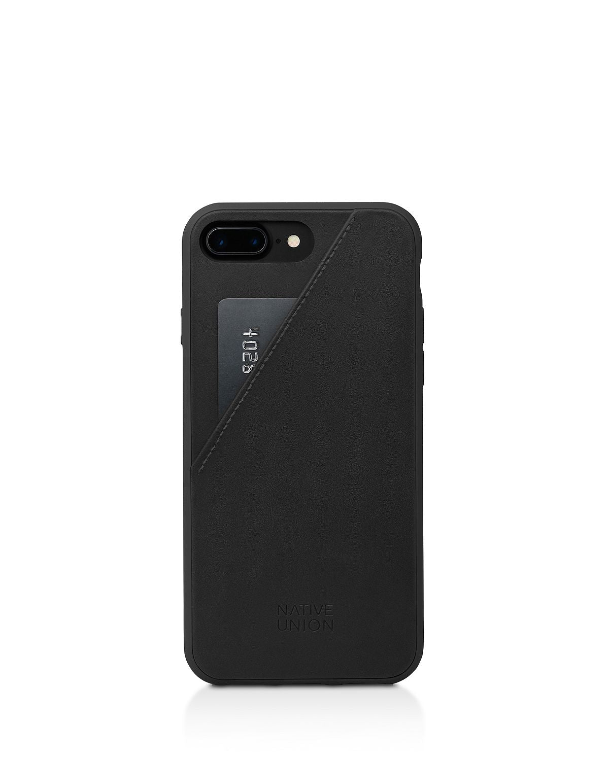 Native Union Card & Iphone 7 Plus Case Black