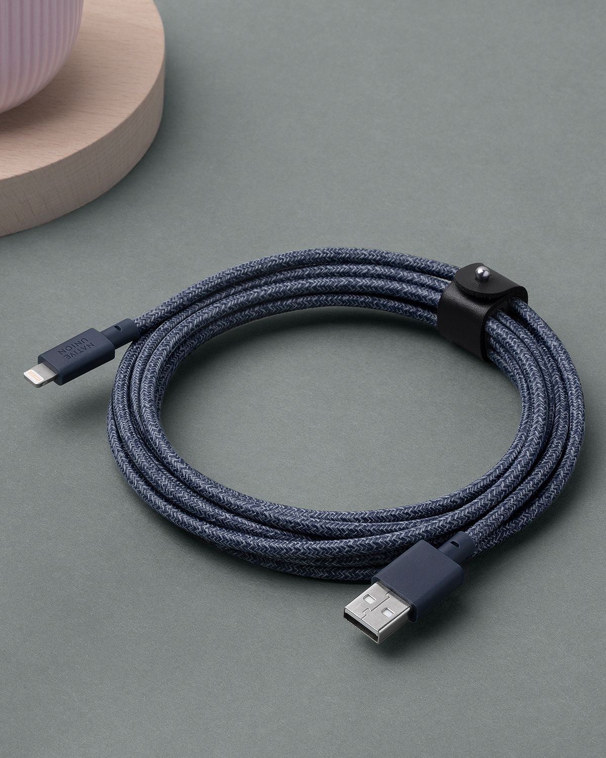 Native Union Cosmos Belt Cable 10' Navy