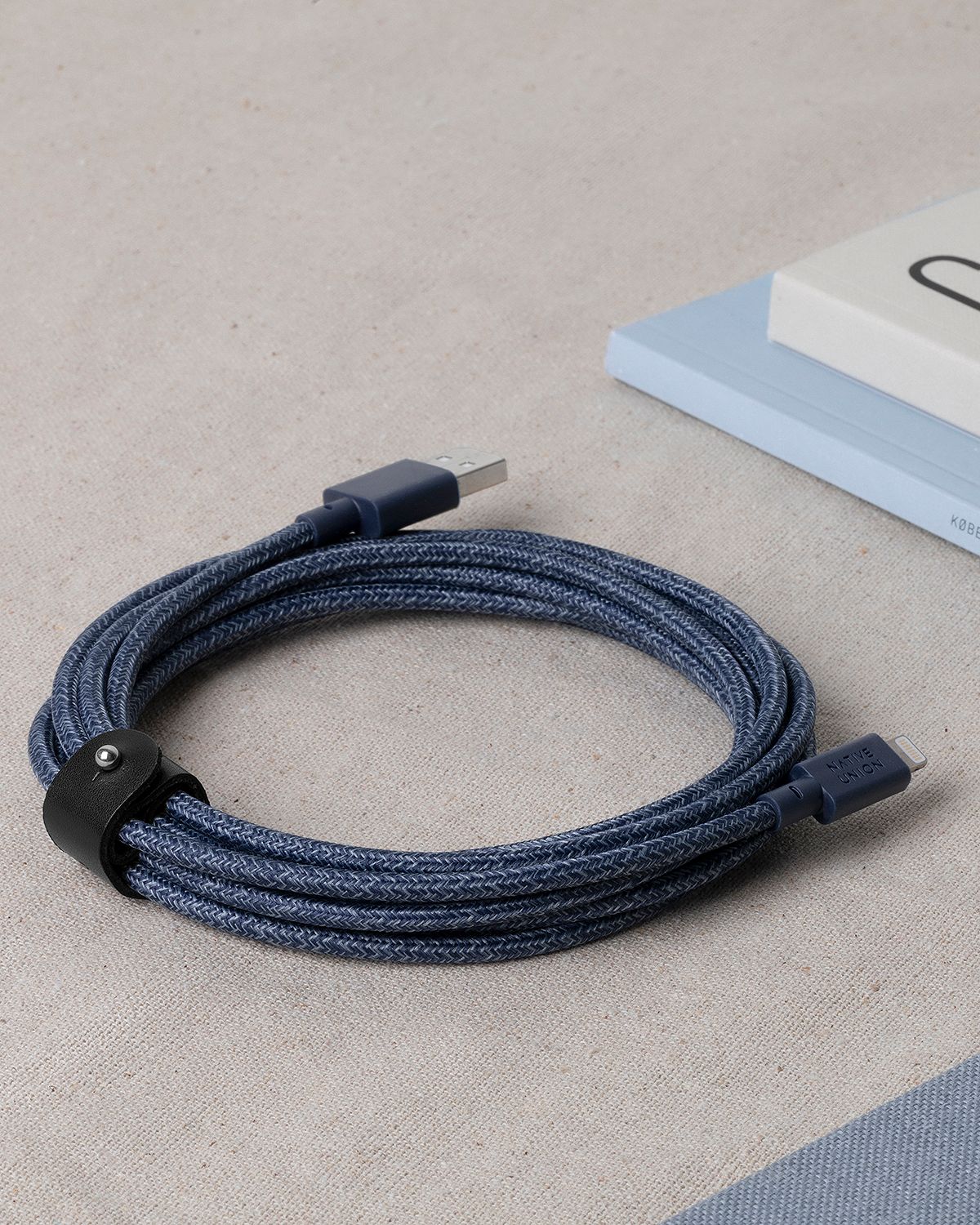 Native Union Cosmos Belt Cable 10' Navy