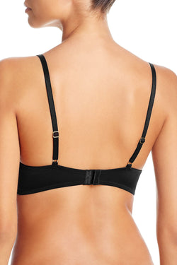 Natori Black Shine Imperial Contour Embroidered Underwire Demi Bra thumbnail 3