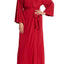 Natori Crimson-Red Shangri-La Wrap Robe