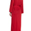 Natori Crimson-Red Shangri-La Wrap Robe
