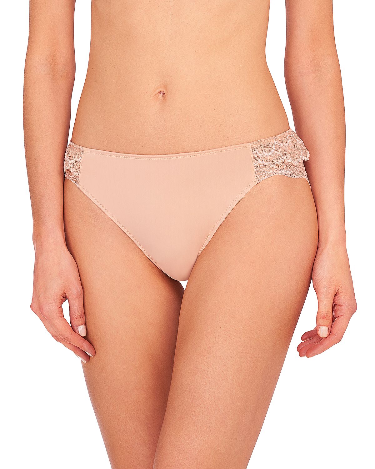 Natori Double Time Bikini Mahogany Rose/Cameo Rose