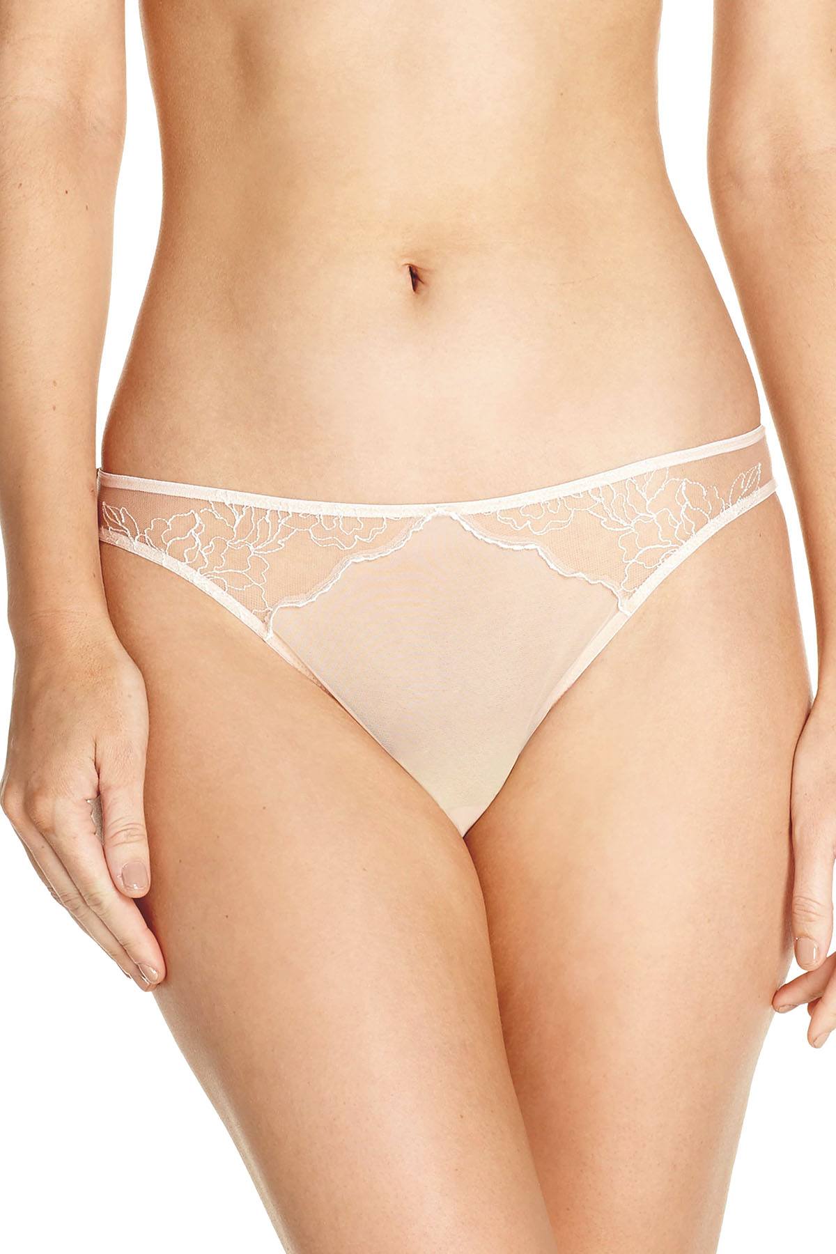Natori Ethereal Thong in Camo Rose/Warm White
